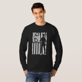 T-shirt American Flag US Police Officer Cops Policeman (Devant entier)