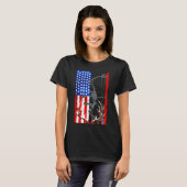 T-shirt American Flag USA Hunter Bow (Devant entier)