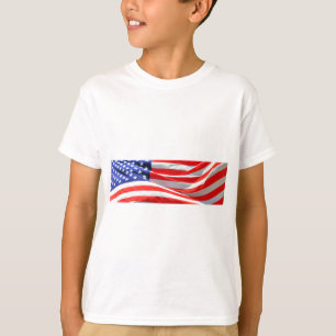 T-shirt American Flag, vous pouvez ajouter du texte et tél