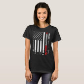 T-shirt American Flag With Bartender  For Women Men (Devant entier)