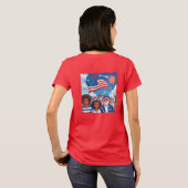 T-shirt American Flame (Dos entier)