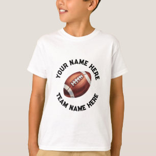 T-shirt American Football Ajouter Votre Nom Personnalisé