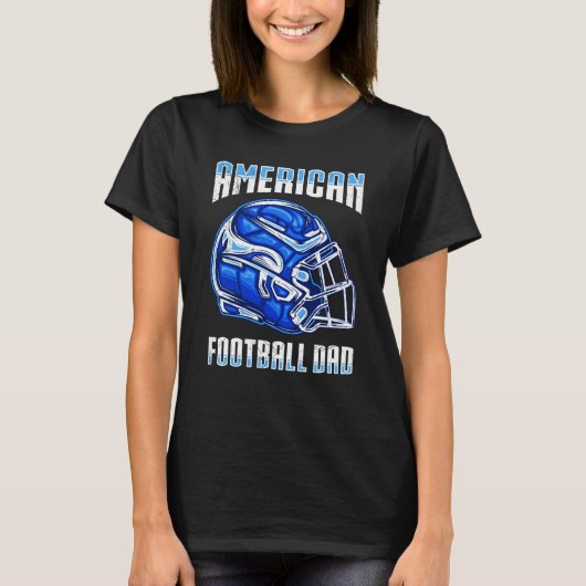 T-shirt American Football Dad Quaterback Kicker For Men Wo (Devant)