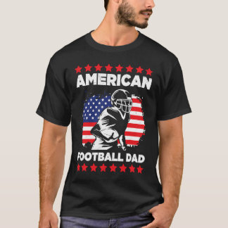 T-shirt American Football Dad Quaterback Kicker For Men Wo