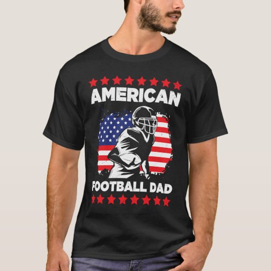 T-shirt American Football Dad Quaterback Kicker For Men Wo (Devant)