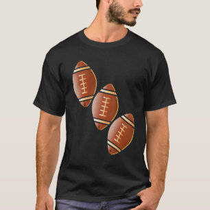 T-shirt American Football Family 3 Retro Vintage Ball Grid