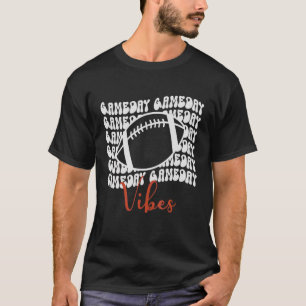 T-shirt American Football Jour Vibes Rugby Sports Hommes