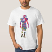 T-shirt American Football Player (Devant)