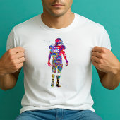 T-shirt American Football Player