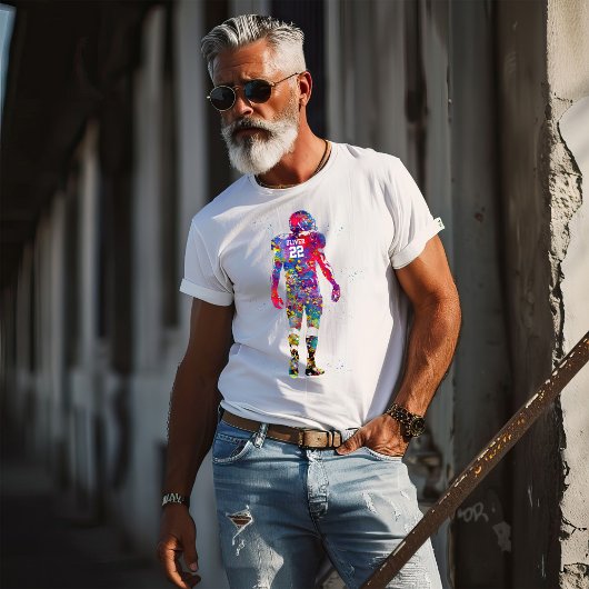 T-shirt American Football Player