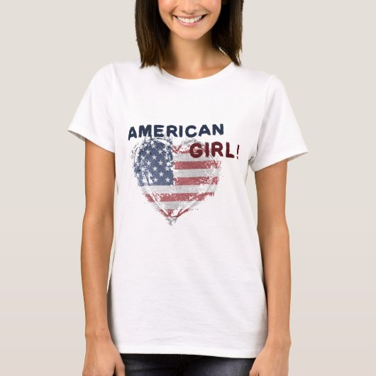 T-shirt American Girl (Devant)
