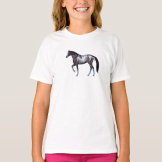 T-shirt American Girl - Cheval, en train de courir -