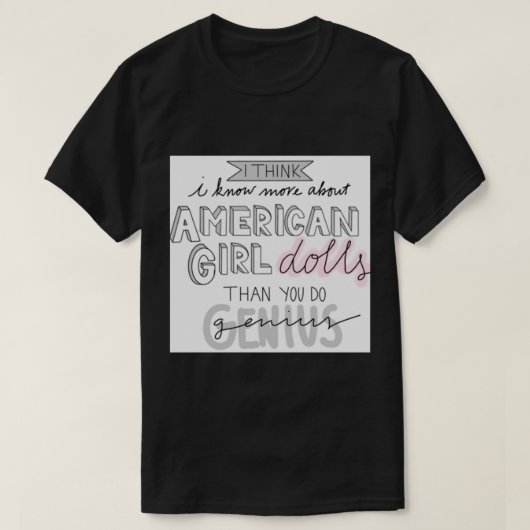 T-shirt American Girl Doll Vine (Design devant)