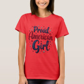 T-shirt American Girl Power (Devant)