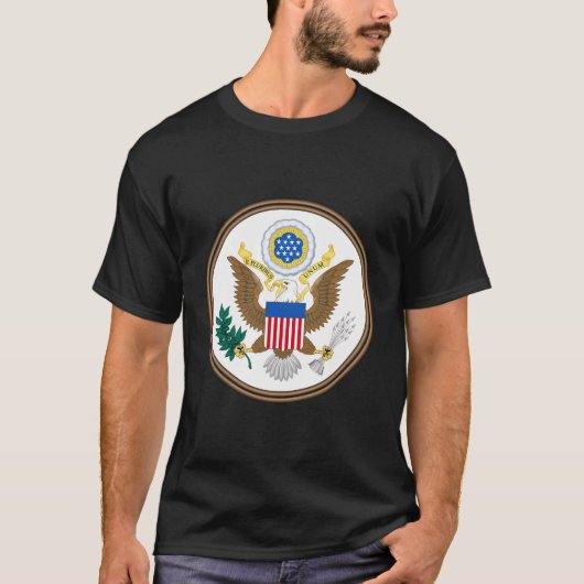 T-shirt American Great Seal E Pluribus Unum États-Unis (Devant)