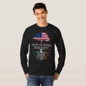 T-shirt American Groot with Irish Roots - Irlande (Devant entier)