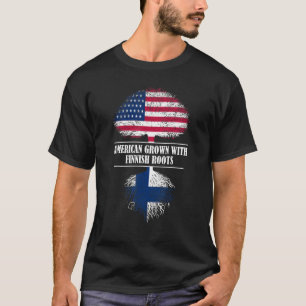 T-shirt American Grosse Avec Racines Finlandaises Finlande