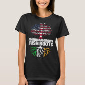 T-shirt American Grosses Irish Roots USA Irlande (Devant)