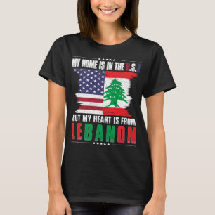 T-shirt American Grown Lebanese American from Lebanon