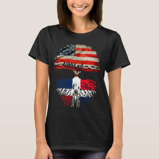 T-shirt American grown with Dominican Republic roots hispa