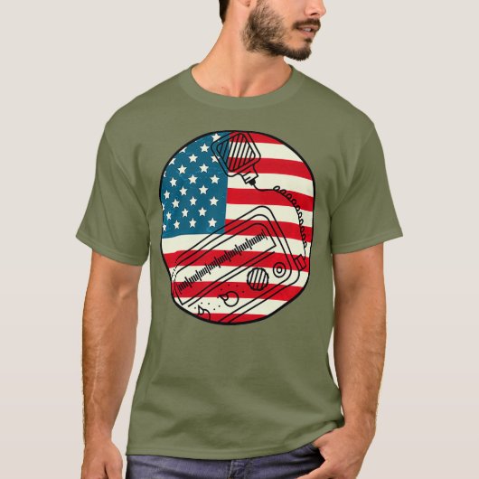 T-shirt American Ham (Devant)