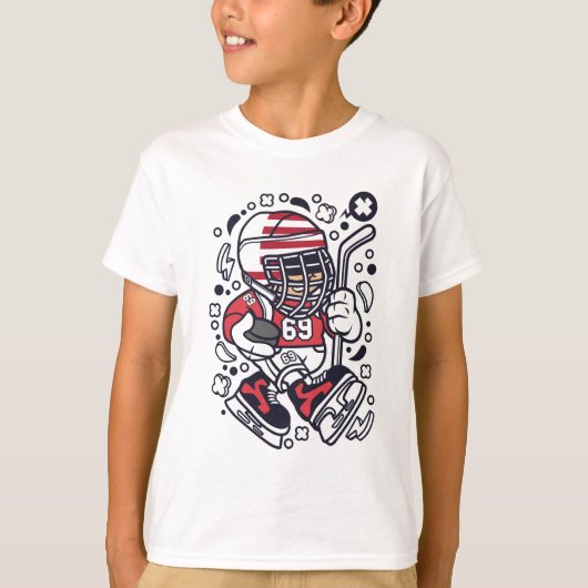 T-shirt American hockey Kid (Devant)