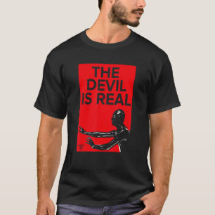 T-shirt American Horror Hotel Devil Est Réel