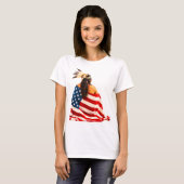 T-shirt american indian flag (Devant entier)