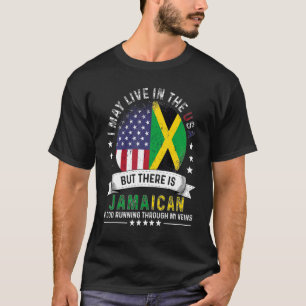 T-shirt American Jamaican Home aux Etats-Unis Patriot Amer