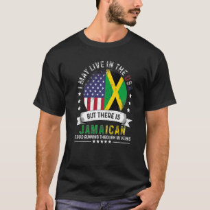 T-shirt American Jamaican Home aux Etats-Unis Patriot Amer