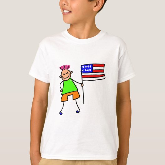 T-shirt American Kid (Devant)