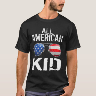 T-shirt American Kid 4 Of July Boys Patriotic Teens Kids