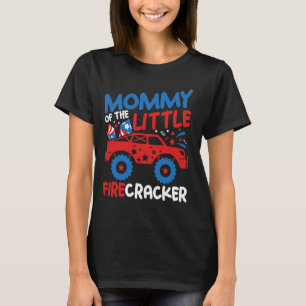 T-shirt American Kids Mommy Of The Little Firecracker 4th