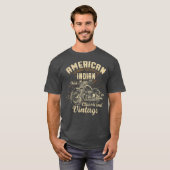 T-shirt American Legendaire Motorcycles Chef indien (Devant entier)