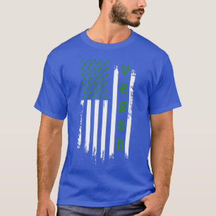 T-shirt American Lifestyle Veganism Drapeau Vegan