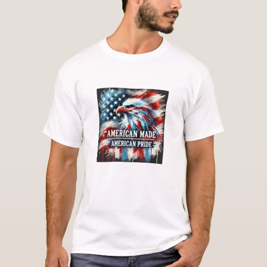 T-shirt American Made American Pride (Devant)