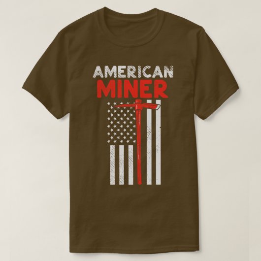 T-shirt American Miner (Design devant)
