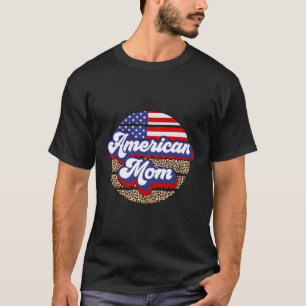 T-shirt American Mom 4 juillet American Mother