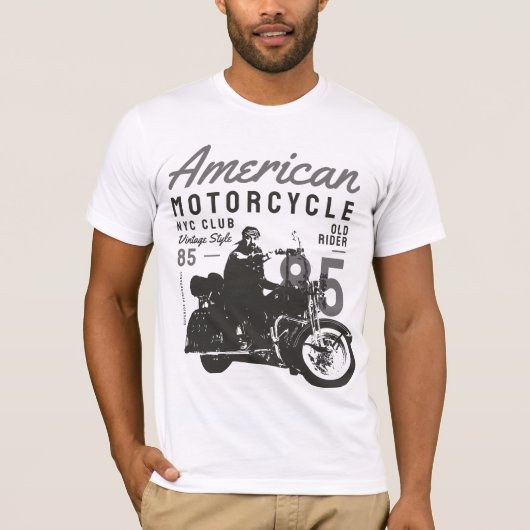 T-shirt American Motorcycle Club (Devant)