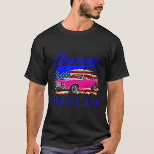 T-shirt American Muscle Car Hommes Femmes Adultes Ados Enf