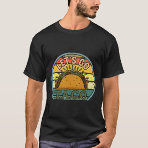 T-shirt American Patriot Tee Drôle Allons Taco Femmes Homm
