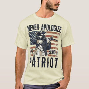T-shirt American Patriot USA Pro 2A AR-15 Rifle