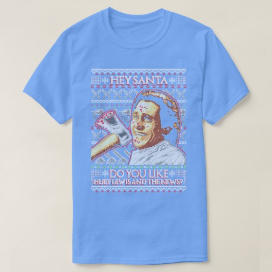 T-shirt American Père Noël Ugly Xmas (Design devant)