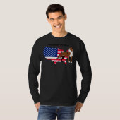 T-shirt American Pit Bull. (Devant entier)