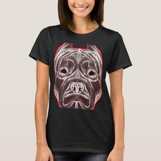 T-shirt American Pit Bull Terrier (Devant)