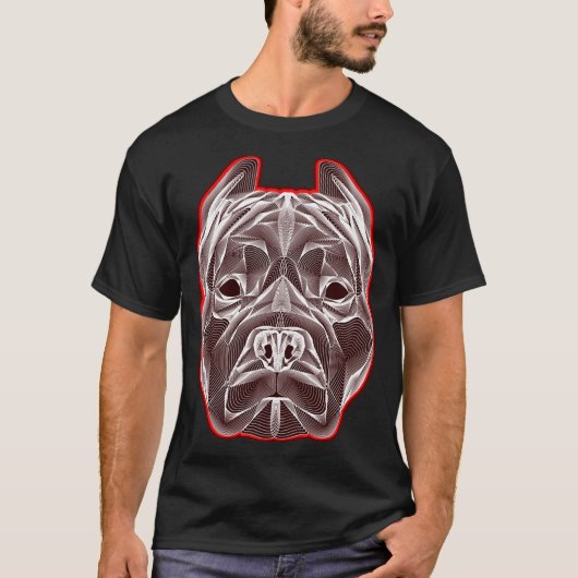 T-shirt American Pit Bull Terrier (Devant)