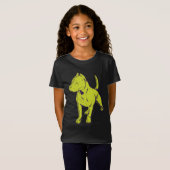 T-Shirt American Pit Bull Terrier Portrait (Devant entier)