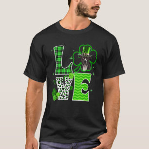 T-shirt American Pitbull Shamrock Lucky C Irlandais St Pat