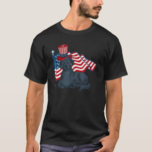 T-shirt American Pride Chien Propriétaire Labrador Us Drap