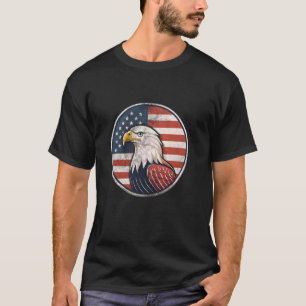 T-shirt American Pride Eagle États-Unis Drapeau 1
